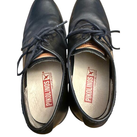 Pikolinos Glasgow Oxford Shoes Men’s 41 US 7.5-8 Black Leather Lightweight Dress main image 5